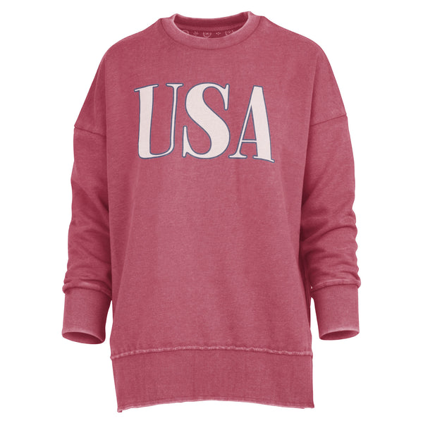 USA Outlined Vintage La Jolla Fleece