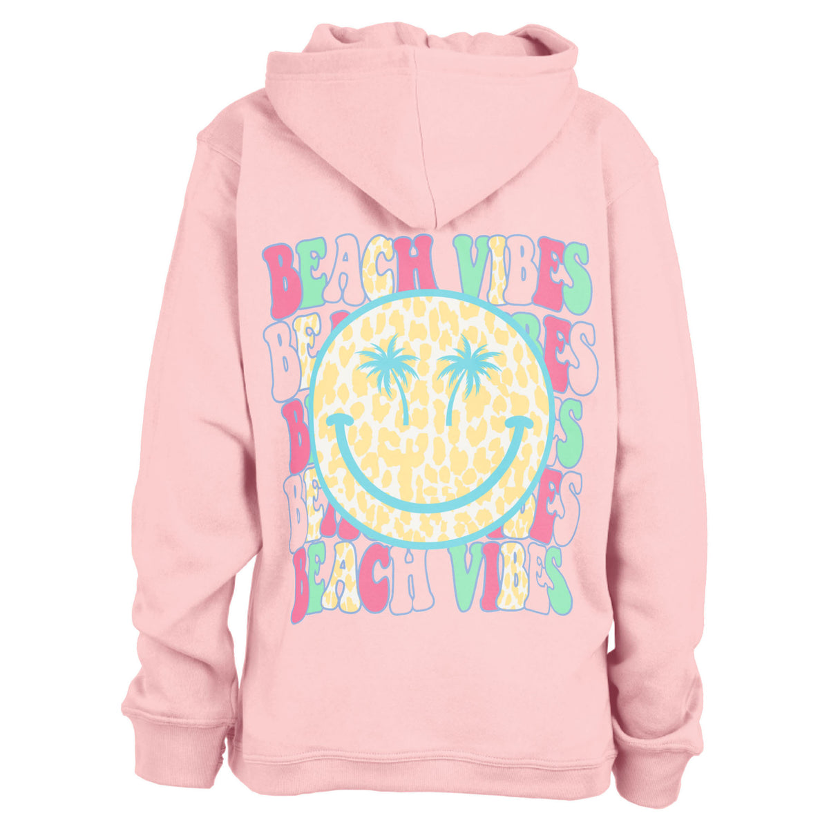 High Tide Beach Vibes Hooded Light Weight Fleece