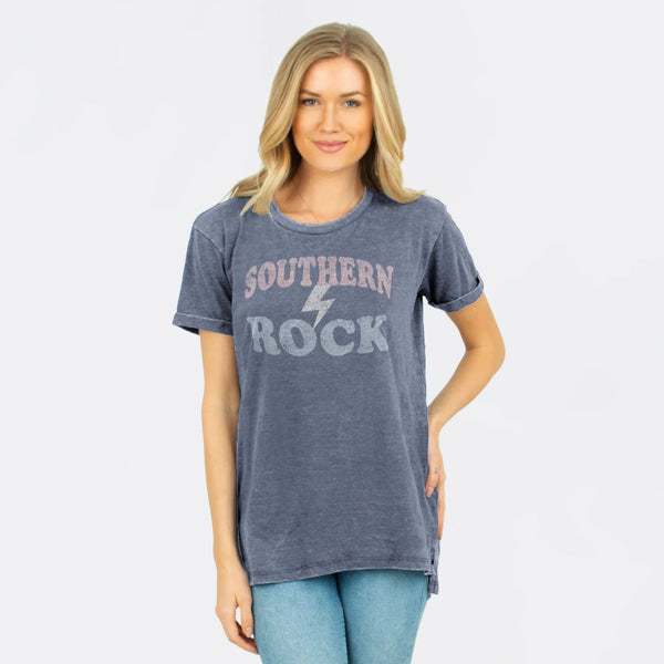 Southern Rock Vintage Washed boyfriend Tee