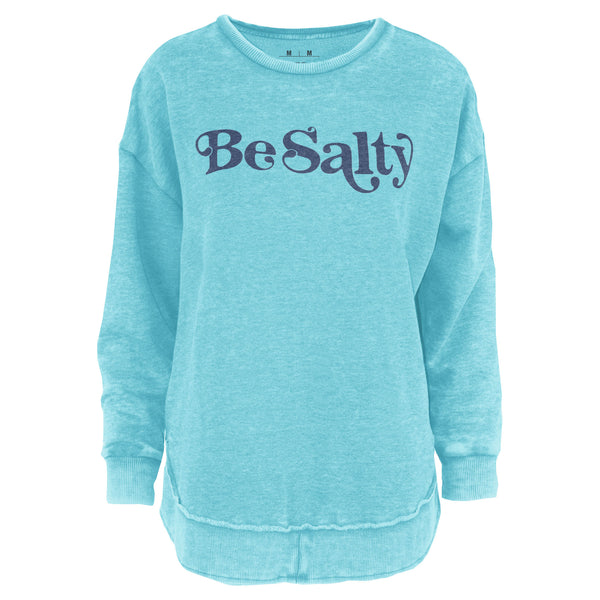 Be Salty Poncho Fleece