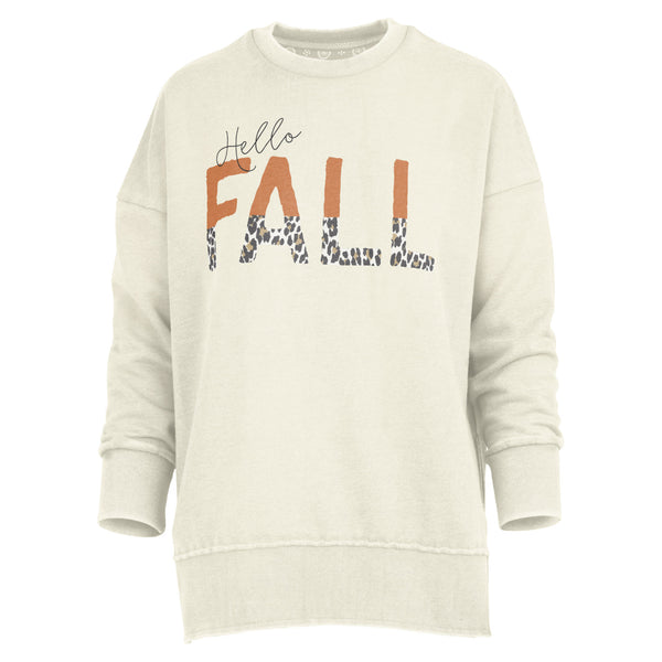 Fall Leopard Vintage Washed La Jolla Fleece