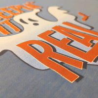 "Creepin' It Real" Melange Long-Sleeve Tee