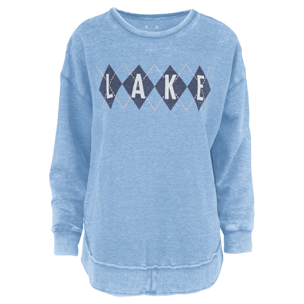 Lake Arygle Vintage Washed Poncho Fleece