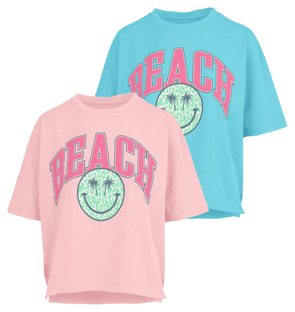 Smiley Beach Motley Tee