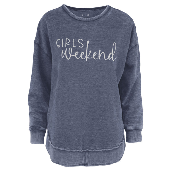 Girls Weekend Poncho Fleece