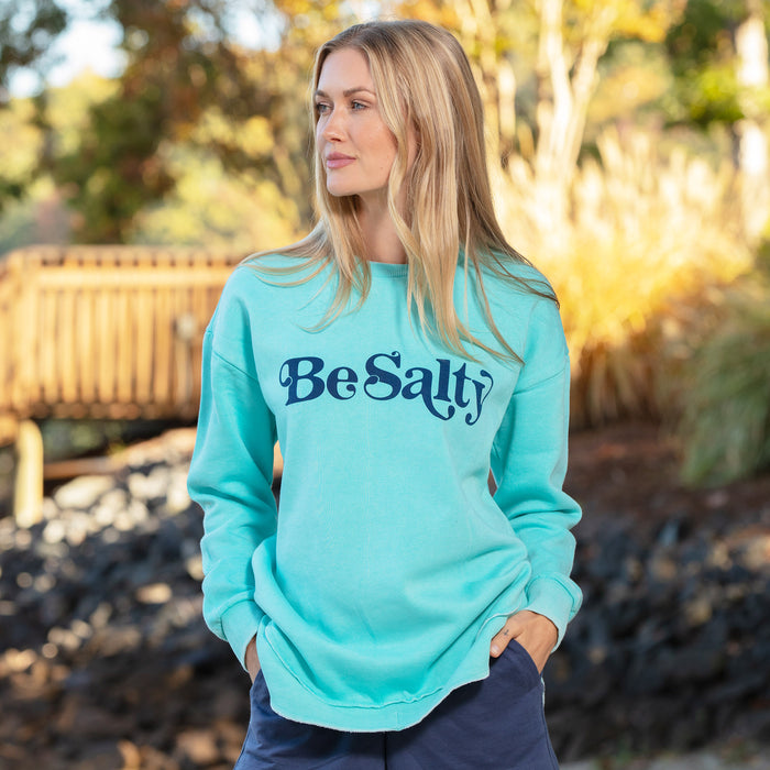 Be Salty Poncho Fleece
