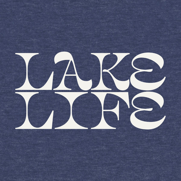 Lake Life Melange Poncho Fleece