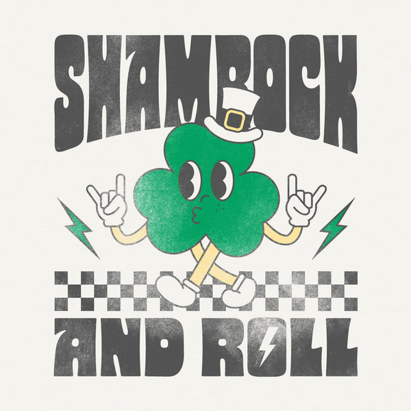 Shamrock & Roll Motley Slub Tee