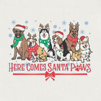 Christmas Dogs Long Sleeve 100% cotton Unisex Tee