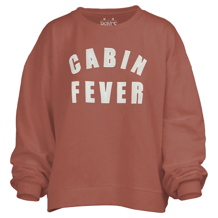 Cabin Fever Appliqued Janise Fleece