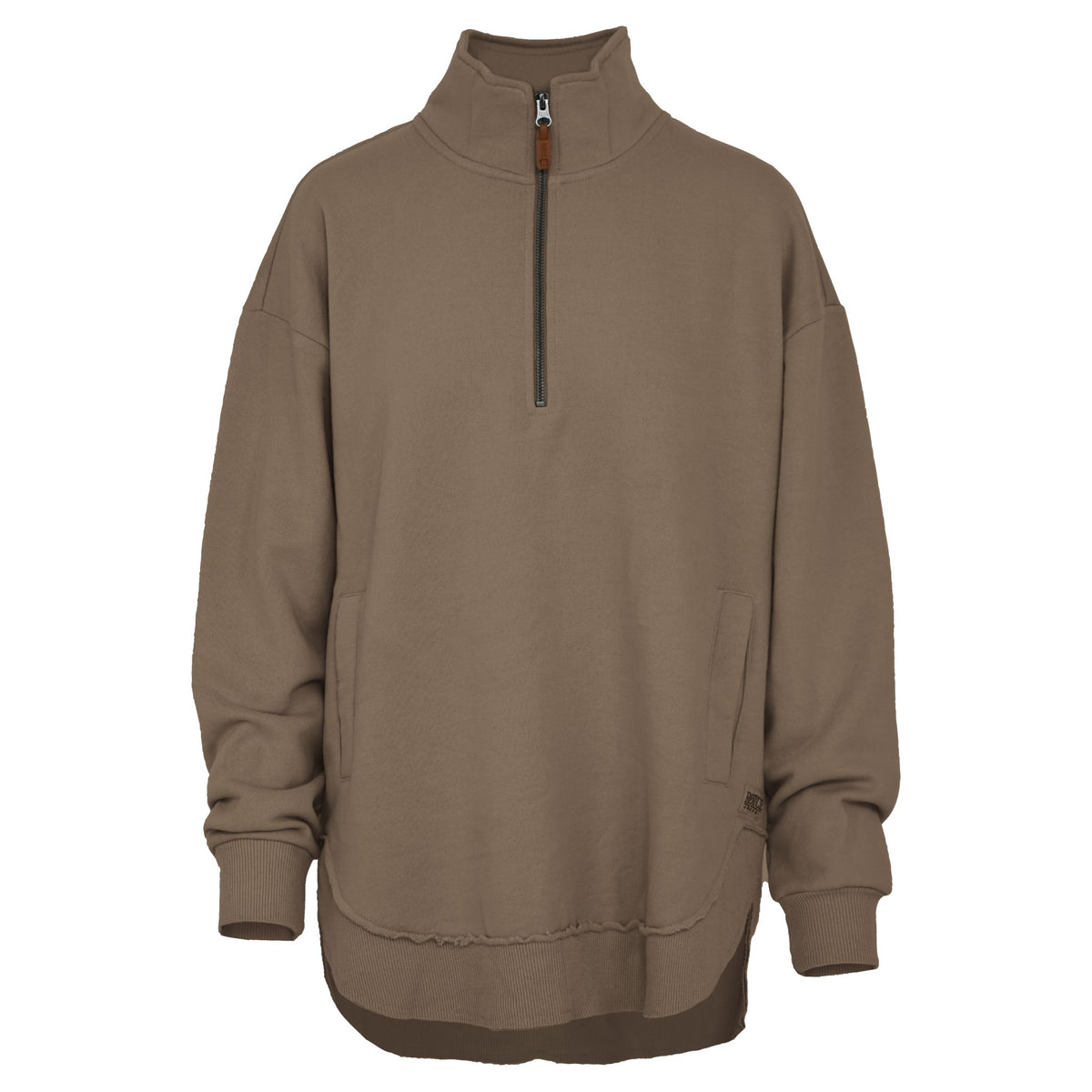 Sojourn Quarter Zip Melange Poncho Fleece