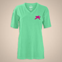 Summer Time Preppy Vee-Neck