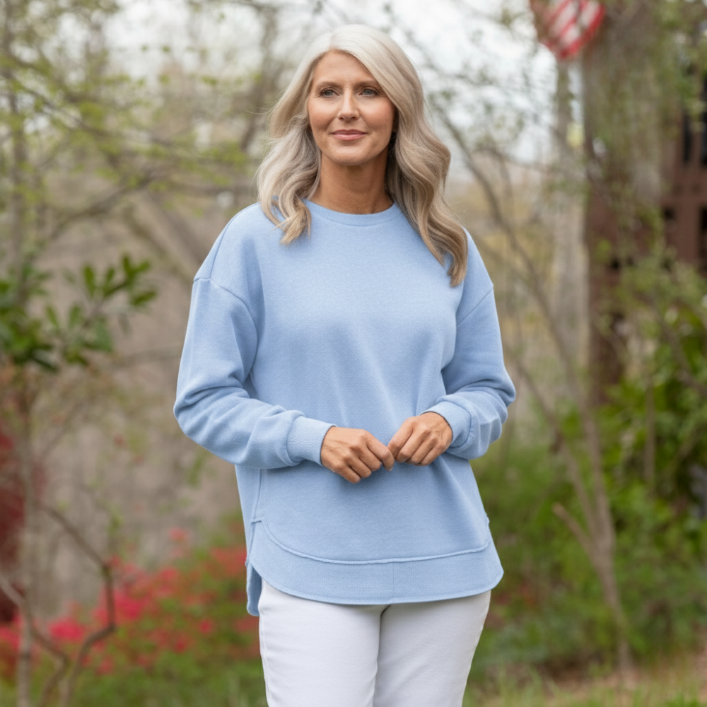 Melange Poncho Fleece