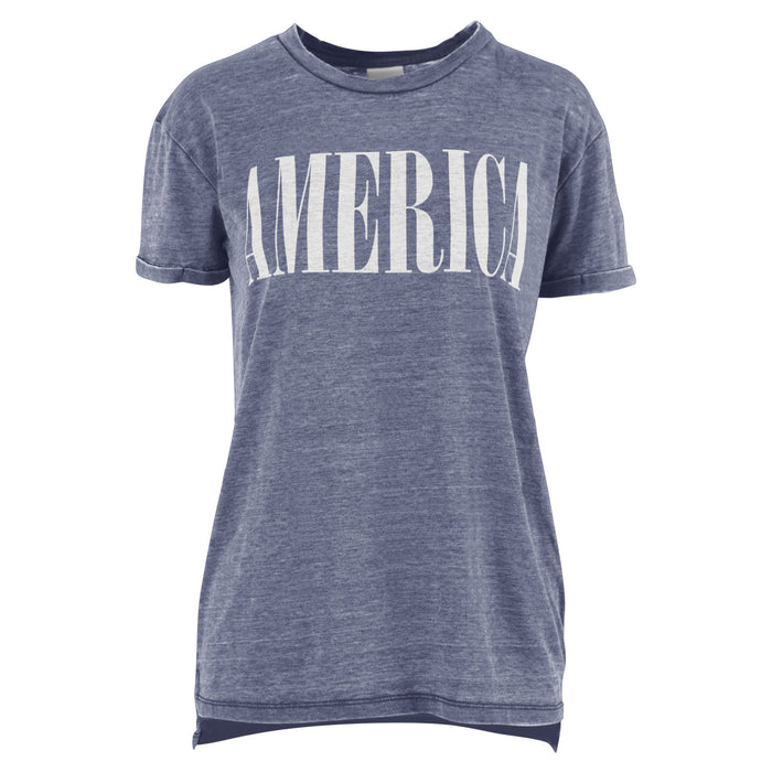 America Vintage Washed Boyfriend Tee