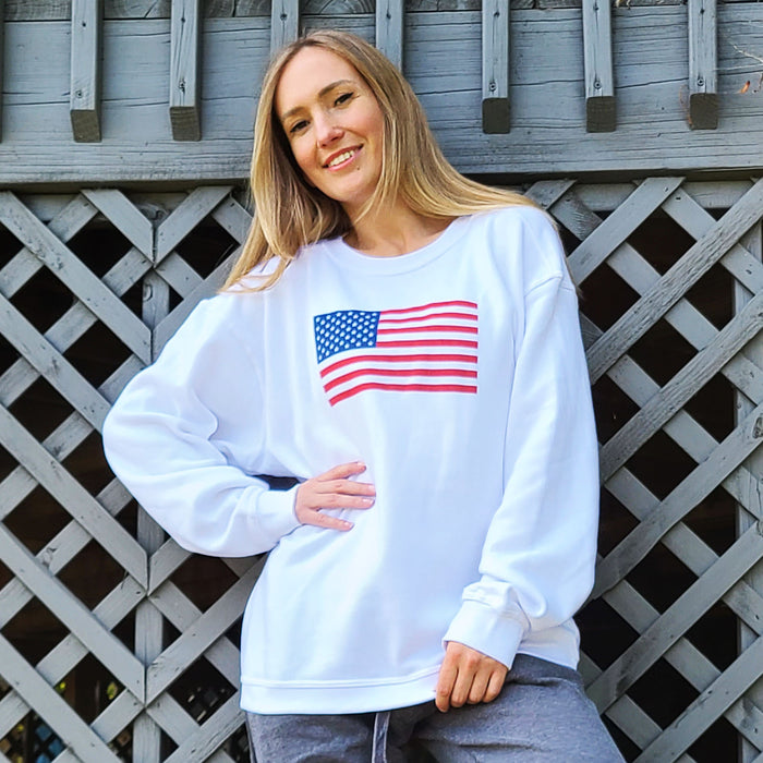 USA Flag Shoreline Light Weight Fleece