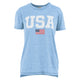USA Flag Vintage Washed Boyfriend Tee