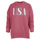 USA Outlined Vintage La Jolla Fleece