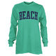 Beach Long Sleeve 100% Cotton Tee