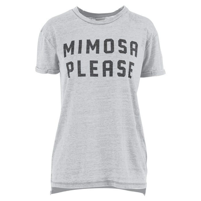 Mimosa Please Vintage Washed Boyfriend Tee