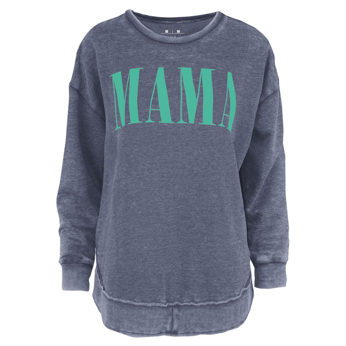 Mama Showtime Vintage Washed Poncho Fleece