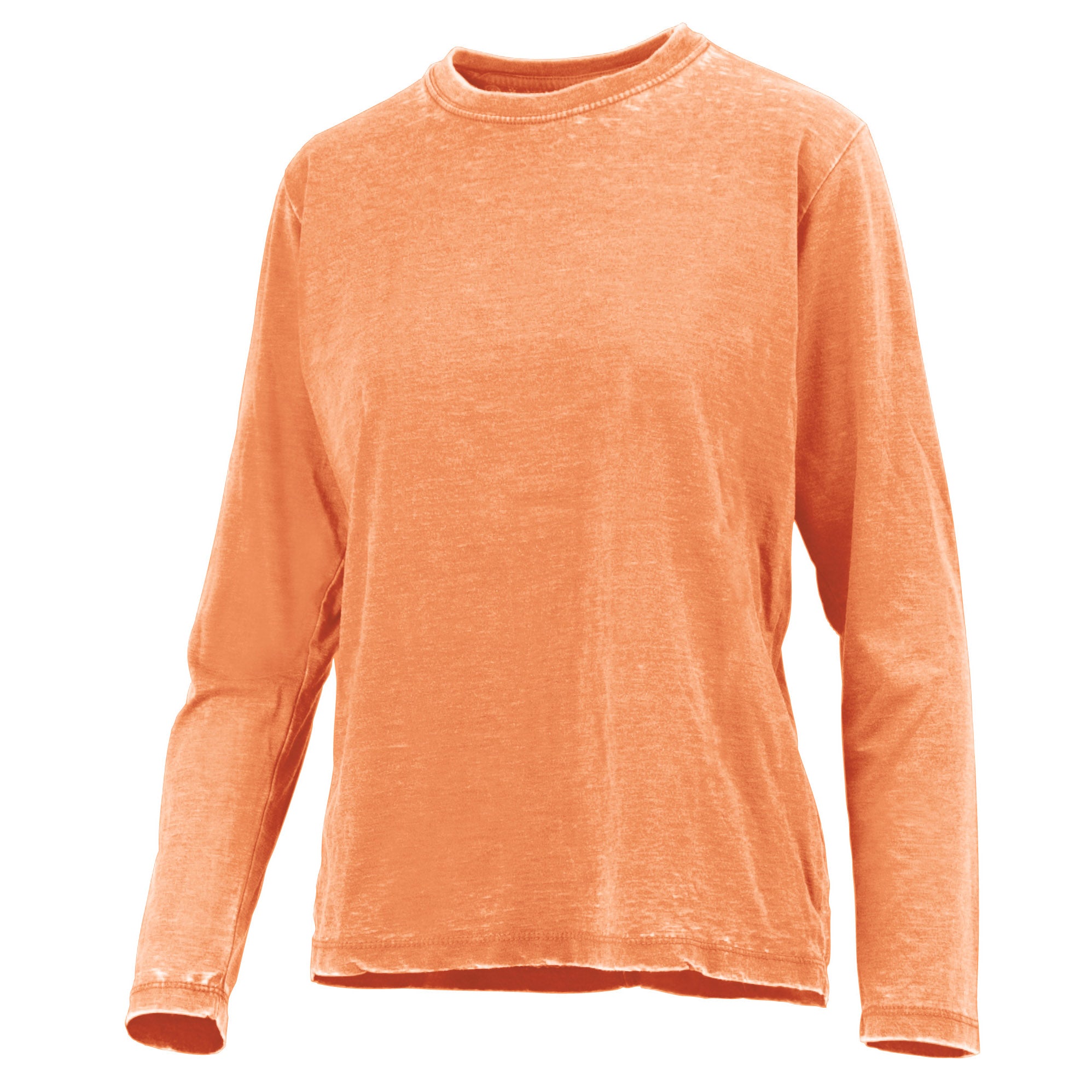 Orange long store sleeve shirt womens