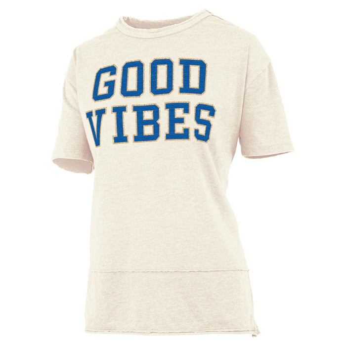 Good Vibes Chenille Appliqued Tee