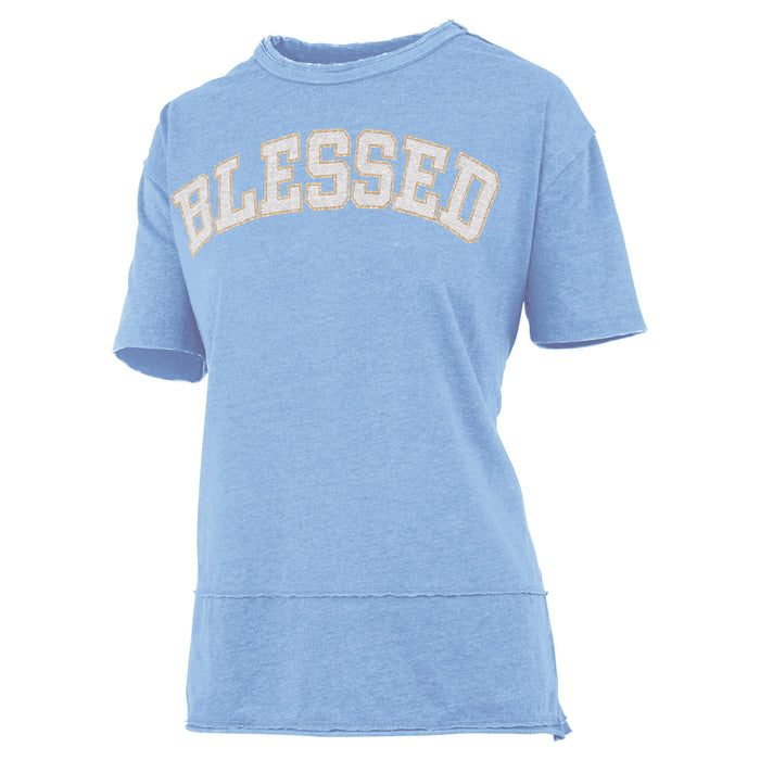 Big Blessed Chenille Applique Tee