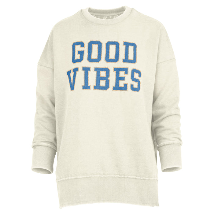 Good Vibes Chenille Applique Cozy Fleece