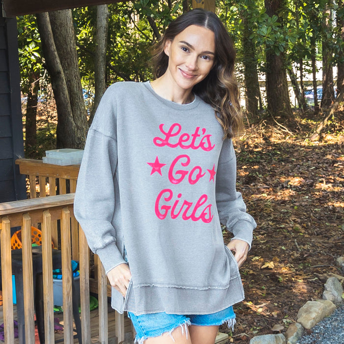 Let's Go Girls Vintage Washed La Jolla Fleece