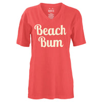 Beach Bum Vee-Neck Tee