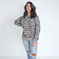 Camo Fleece Pullover