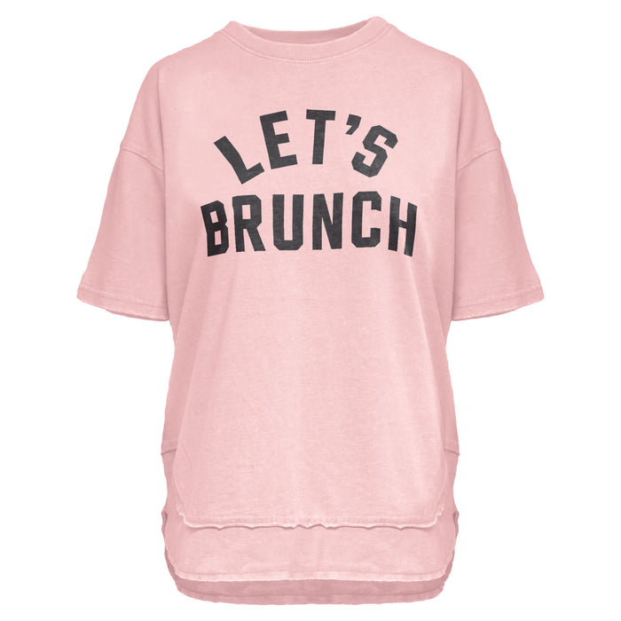 Let's Brunch Vintage Washed Poncho Tee