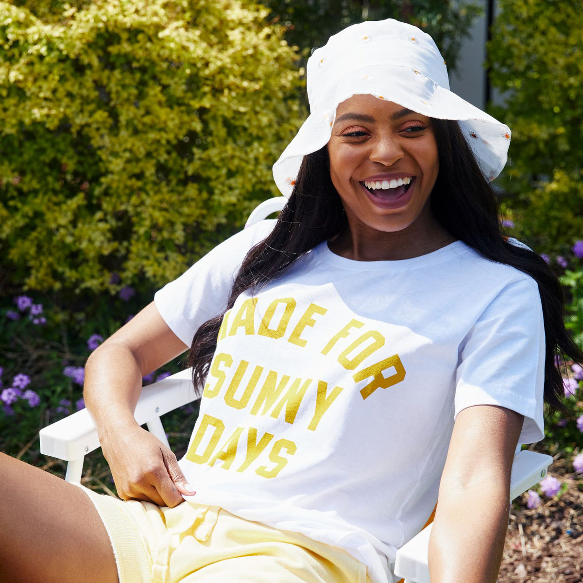 Sunny Days Rounded Bottom Tee