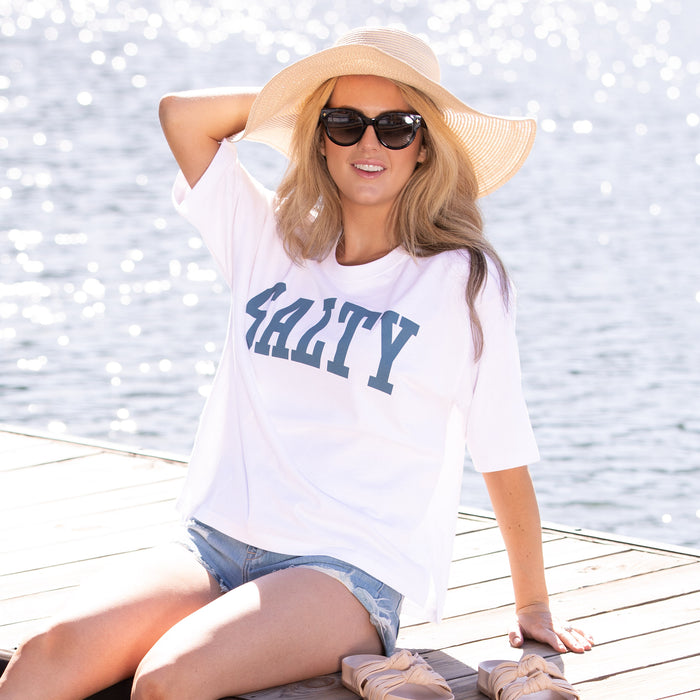 Salty Waist Length Tee