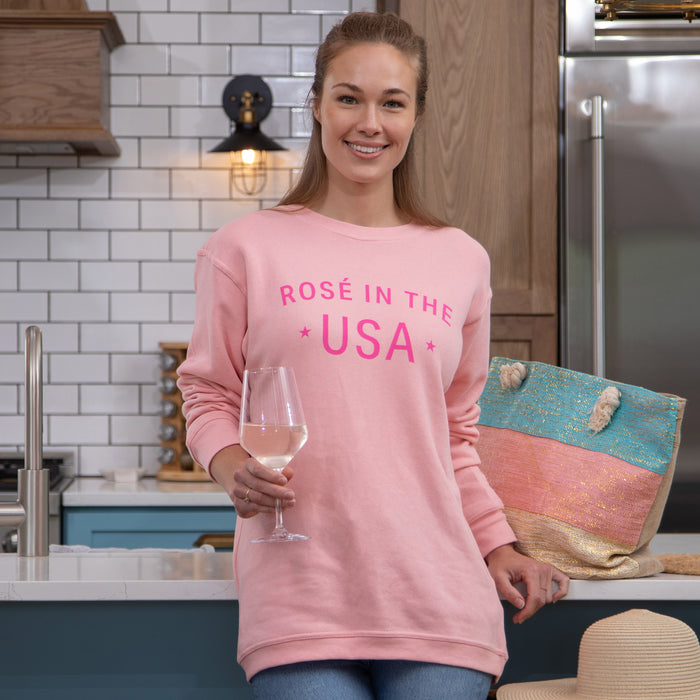 Rose' In The USA Shoreline Fleece