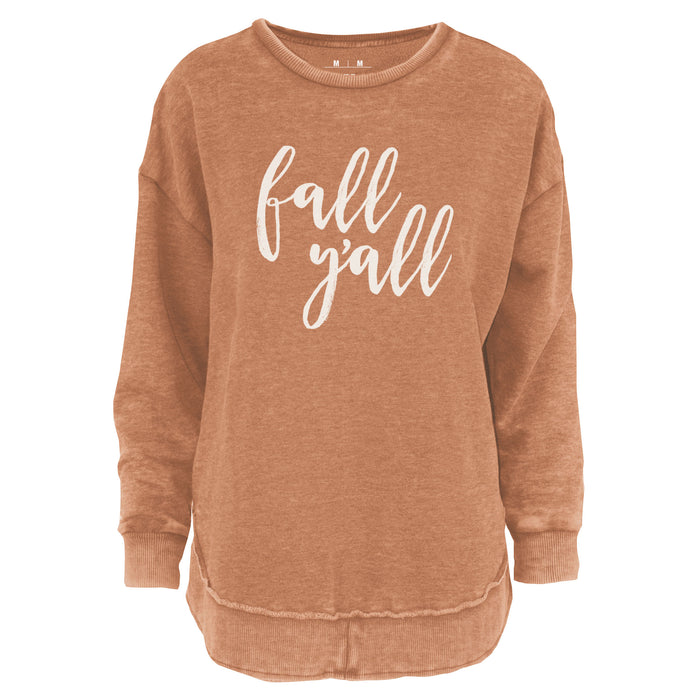 Fall Ya'll Poncho Fleece