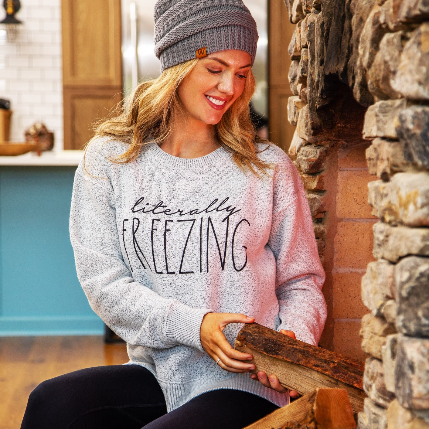 Literally best sale freezing sweatshirt