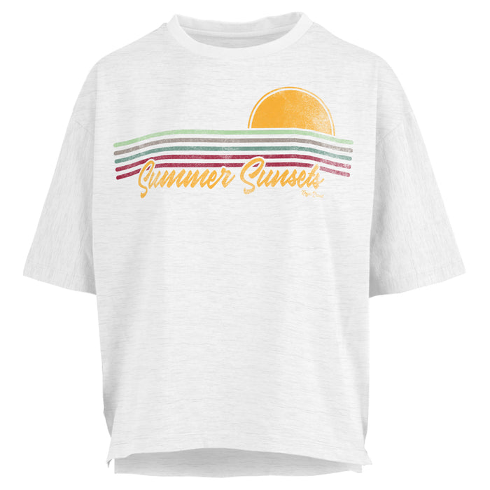 Summer Sunsets Textured Slub Tee