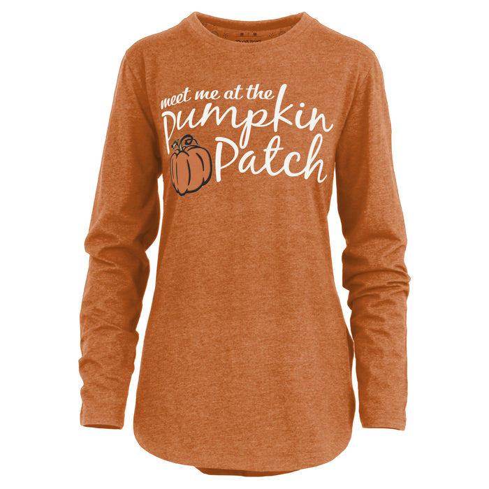 Pumpkin Patch Melange Long Sleeve Tee