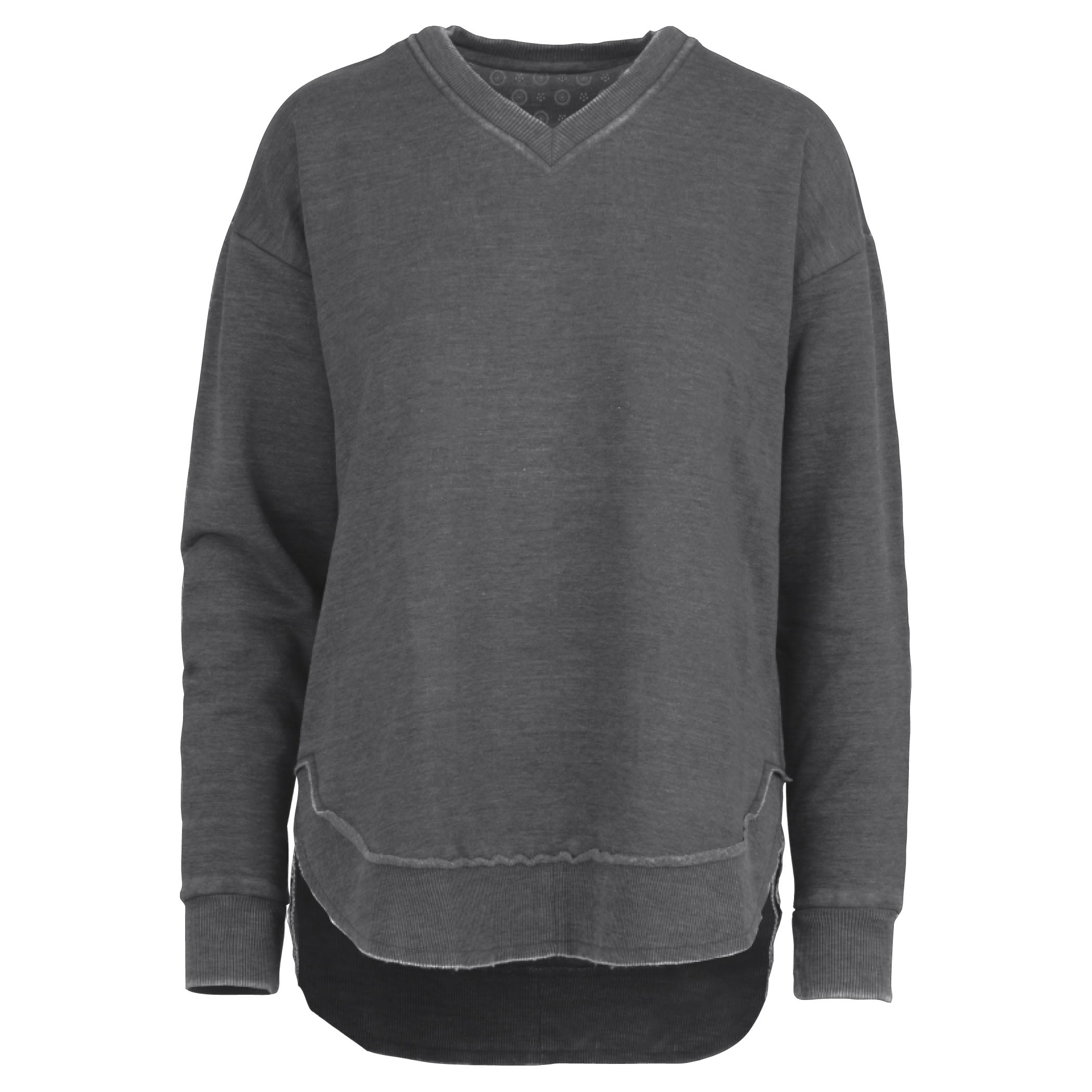 West Hall V-Neck Vintage Washed Poncho Fleece