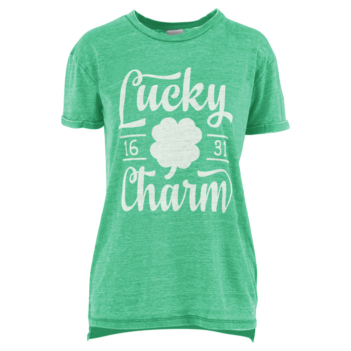 Lucky Charm Vintage Washed Boyfriend Tee