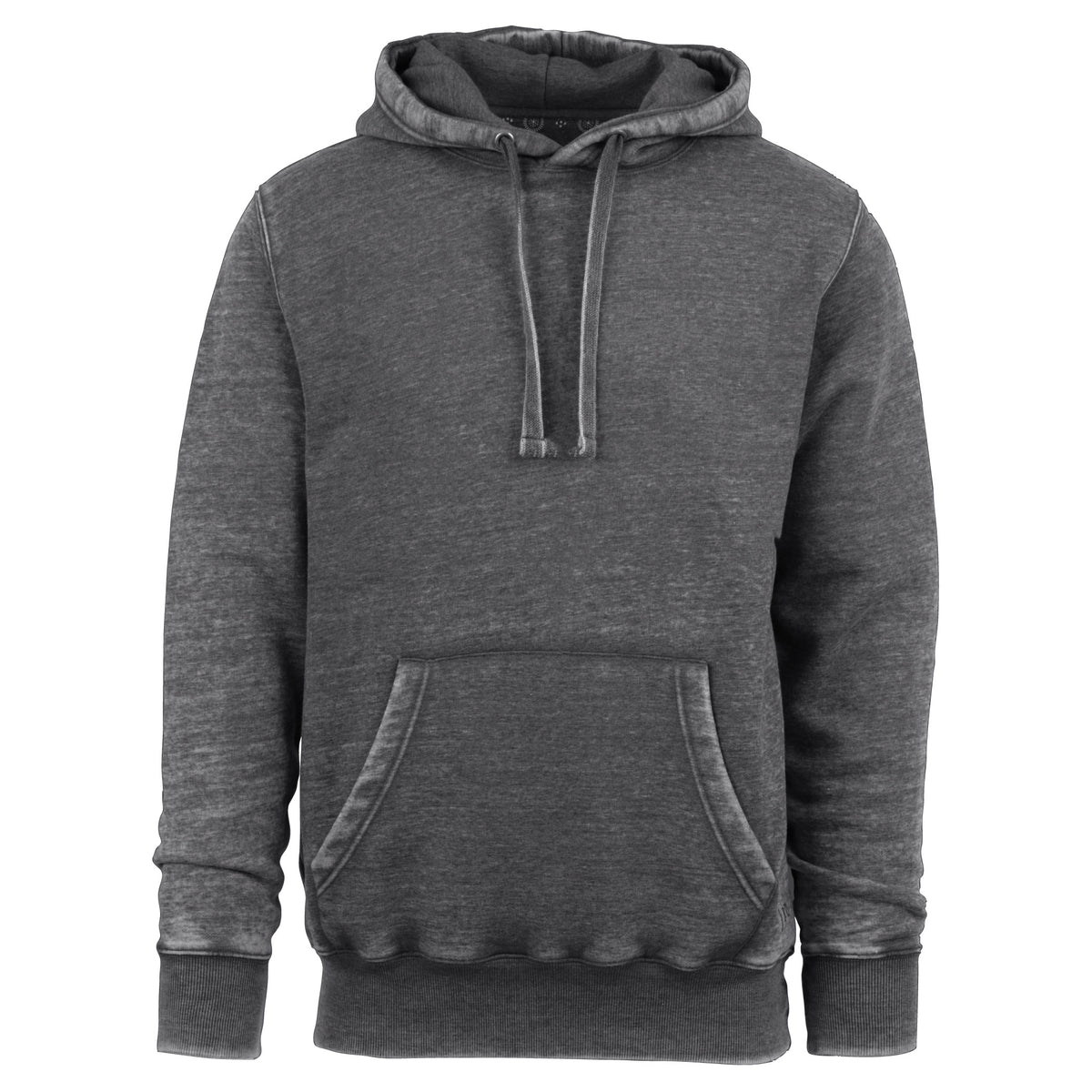 Half Bay Unisex Hooded Vintage Washed Fleece (S-3X)