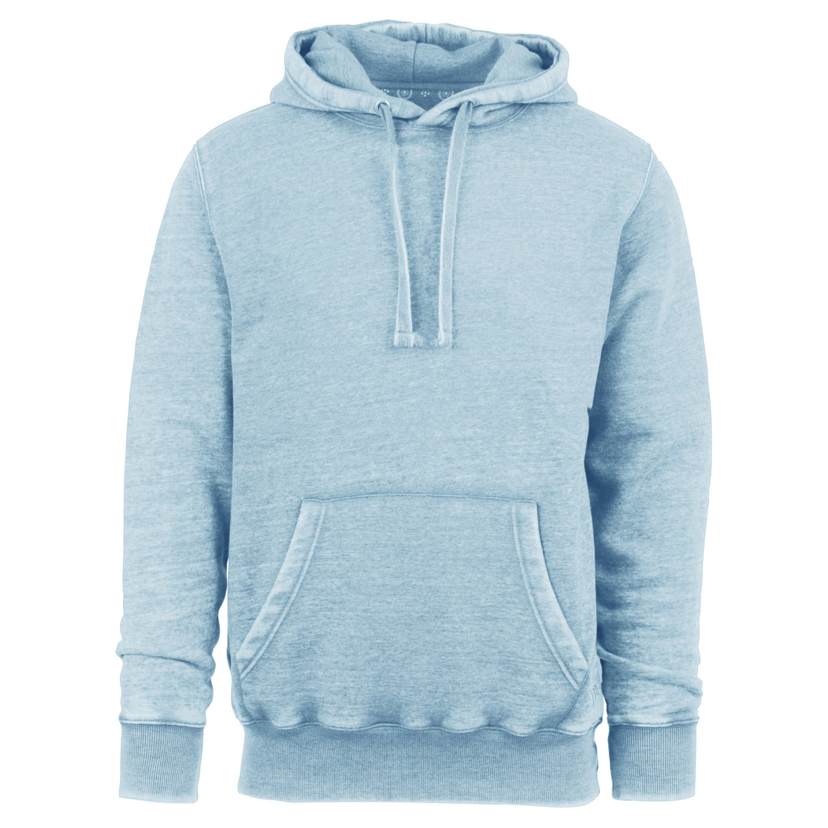 Half Bay Unisex Hooded Vintage Washed Fleece (S-3X)