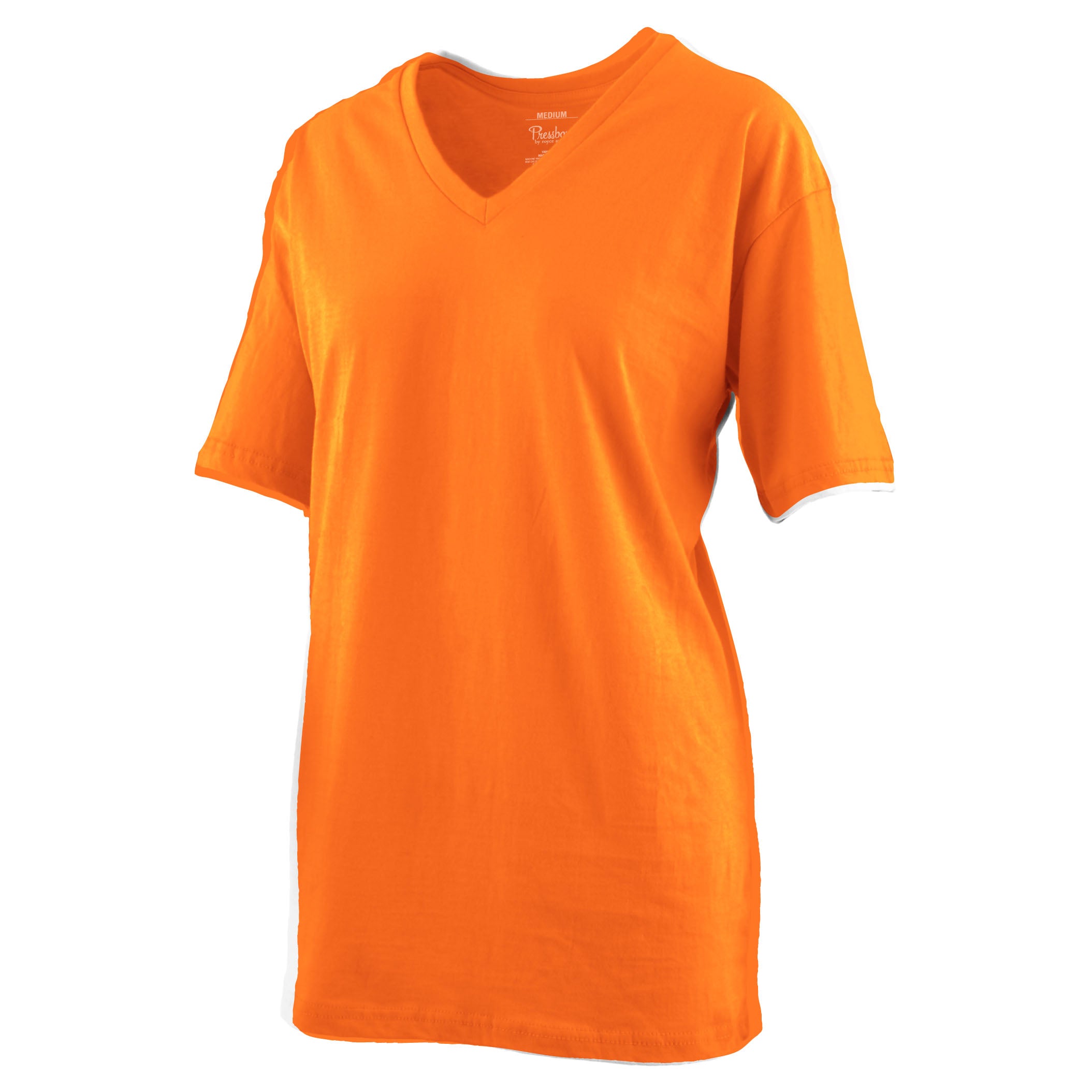 Orange v neck t shirt hotsell