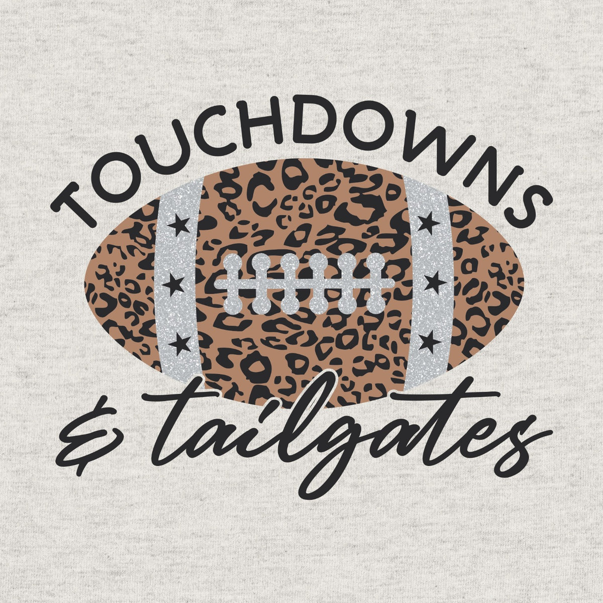 Tailgates and Touchdowns Melange Poncho Fleece