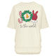 Joy Wreath Poncho Tee