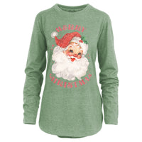 Glitter Santa Norman Tee