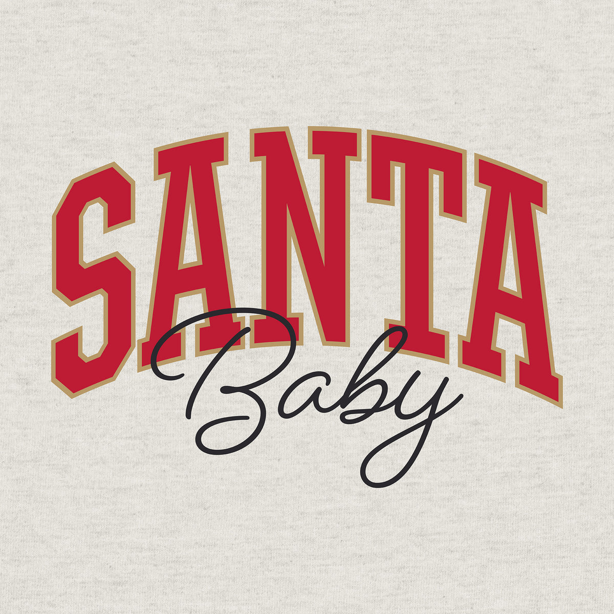 Arched Santa Baby Norman Tee