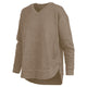 East Hall Melange V-Neck Pocketed Poncho Fleece