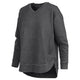 East Hall Melange V-Neck Pocketed Poncho Fleece
